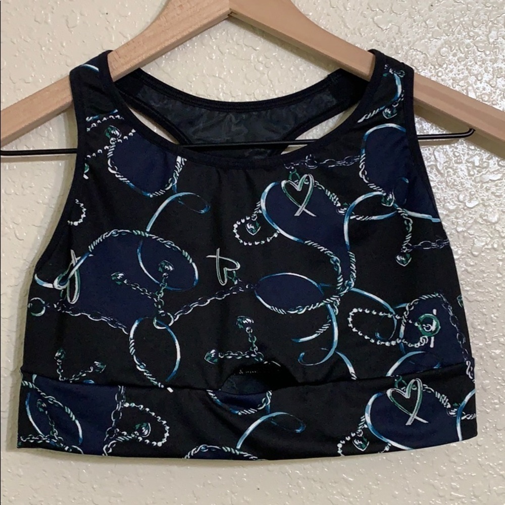 Victoria’s Secret | chain and hearts sports bra